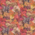 Clothworks Fabrics Cedar West Orange Tan Rust Bird Song Leaves