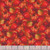 Clothworks Fabrics Red The Secret Life of Squirrels Apples, fabric with a pattern of red and green apples on a red background.