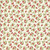 Clothworks Fabrics Katie Pertiet Red Cream Holiday Nostalgia Ditsy Floral, fabric with a festive red and green floral pattern on a cream background.
