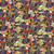 Clothworks Fabrics Cedar West Cream Red Purple Bird Song Mushrooms
