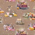 Clothworks Fabrics  Brown Tan The Secret Life of Squirrels Toile