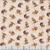 Clothworks Fabrics  Cream Brown The Secret Life of Squirrels Squirrels