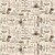 Clothworks Fabrics Dan DiPaolo Cream Living The Dream Flannel Words