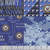 Benartex Fabrics Sykel Military Armed Services Navy Cheater Quilt, fabric with military navy design including masks of the Navy emblem and words like 'Freedom,' 'Honor,' and 'Service,' in blue, white, and gray shades.
