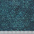 Windham Fabrics Anthology Batiks Jacqueline de Jonge Luna Dark Teal Blue Raindrops, batik fabric featuring a pattern of raindrops in shades of teal on a dark blue background.