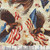 Quilting Treasures Fabrics 1776 by Dan Morris Cream American Flag Eagle, patriotic fabric with flying bald eagles, American flags, and stars on a cream background.