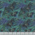 Benartex Fabrics Affinity Danielle Duer Teal Blue Affinity Feathers, detailed close-up of fabric with peacock feather pattern in teal, blue, white, and black colors.