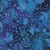 Lumin Fabrics Island Batik Autumn Twilight Leaves and Dots Multi Purple Teal Blue