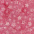 Lumin Fabrics Island Batik Splish Splash Tossed Starfish Red Flamingo, a pink fabric with a pattern of white starfish with various cut-out designs.