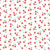 Dear Stella Fabrics Shimmer White Cherry Disco Balls
