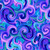 Timeless Treasures Fabrics Bellagio by Chong A Hwang Purple Swirls