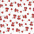 Lumin Fabrics White Owl Patchwork Picnic Susan Winget Red White Cherries