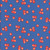 Lumin Fabrics White Owl Patchwork Picnic Susan Winget Navy Blue Red Cherries