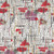 Blank Quilting Fabric Spread The Word Kathryn Kramer Waters White Partial Letters & Words