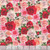 Blank Quilting Fabrics La Vie en Rose Tango Twist Designs White Packed Mini Roses