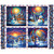 Blank Quilting Fabrics Frostykins Ray Heere Blue Snowman Pillow Panel