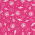 Blank Quilting Fabrics Saddle Up to the Disco  Rose Halsey Hot Pink Cacti and Disco Balls