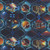 Blank Quilting Fabric Space Cadet Francesco Moretti Teal Viewport