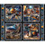 Blank Quilting Fabrics Space Cadet Francesco Moretti Black Pillow Blocks