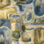 Hamilton Fabrics Briggs Azul Contemporary Brush Texture Blue Brown Green