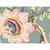 Hamilton Fabrics Melrose Duck Egg Dahlia Peony Tree of Life Blue