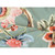 Hamilton Fabrics Melrose Duck Egg Dahlia Peony Tree of Life Blue