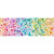 Moda Fabrics Radiant Amarilys Henderson Radiant Ombre Ombre Watercolor Leaves Flowers Rainbow, vibrant watercolor floral and leaf design in rainbow colors.