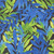 Moda Fabrics Radiant Amarilys Henderson Leaf Watercolor Midnight Blue