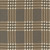 Moda Fabrics Prairie Gatherings Flannels Primitive Gatherings Window Pane Plaid Check Teak Brown