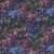 Quilting Treasures Dan Morris Earthly Delights Blue Purple Mixed Daisies