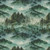 Quilting Treasures Dan Morris Earthly Delights Green Pine Tree Mountains