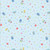 Quilting Treasures Fabrics Jungle Friends Jim Ishikawa Blue Animals and Confetti