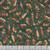 Quilting Treasures Fabrics Bearsville Dan Morris Forest Green Fish, fabric with colorful fish pattern on a green background, suitable for quilting and craft projects.