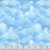 Quilting Treasures Fabrics Bearsville Dan Morris Blue Clouds, fabric pattern featuring light blue clouds on a soft blue background with a ruler at the bottom for scale.