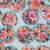 Quilting Treasures Fabrics Exotica Dan Morris Grey Floral Circles