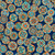 Quilting Treasures Fabrics Oasis Dan Morris Navy Blue Fiesta Rose Floral Tile Circles