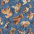 Quilting Treasures Fabrics QT Cuties 2 Dan Morris Blue Tossed Puppies