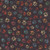 Quilting Treasures Fabrics QT Cuties 2 Dan Morris Black Red Blue Puppy Paw Prints