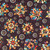 Quilting Treasures Fabrics Solstice Dan Morris Black Stained Glass Kaleidoscope Stars