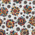 Quilting Treasures Fabrics Solstice Dan Morris White Stained Glass Kaleidoscope Stars