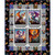 Quilting Treasures Fabrics Dragon's Song Dan Morris Great Houses Quilt Kit, intricate quilt featuring vibrant dragon illustrations with decorative border.
