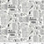 Studio E Fabrics Neighborhood Association Timma Tarr Off-White Cream Newspaper Ads
