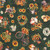 Quilting Treasures Sunflower Serenade Dan Morris Green Yellow Sunflowers and Bikes