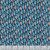Benartex Fabrics Under the Sea Blue Peach Pink Aqua Small Fish School, a fabric with a pattern of small colorful fish in blue, peach, pink, and aqua on a navy background, measuring approximately 8 inches in width.
