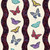 Benartex Fabrics Circle of Butterflies Jackie Robinson Cream Butterfly Split Waves