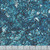 Benartex Fabrics Cat Artistry Peggy Collins Turquoise Blue Glassine, fabric with an abstract stained glass pattern of blue and turquoise cat silhouettes outlined in black.