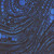 Benartex Fabrics Cat Artistry Peggy Collins Blue Circle Bubble Swirls