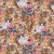 Timeless Treasures Fabrics Cats Natural Cream Packed Princess Kitty