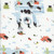 Dear Stella Fabrics Cats in the Laundry Leezaworks White Rinse Repeat