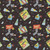 Dear Stella Fabrics Cats in the Laundry Leezaworks Wren Black Suds & Purrs